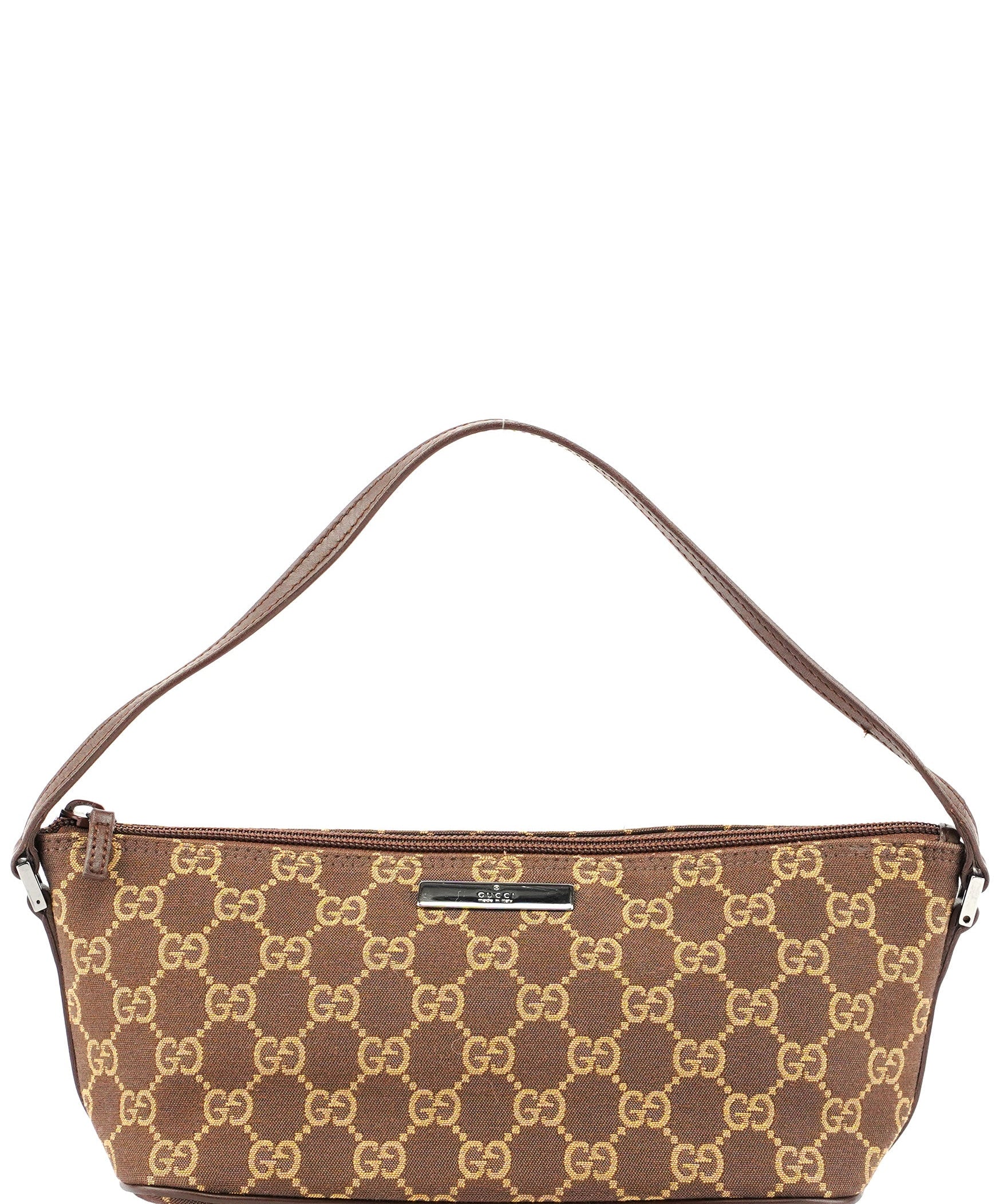 Gucci Brown GG Boat Pochette