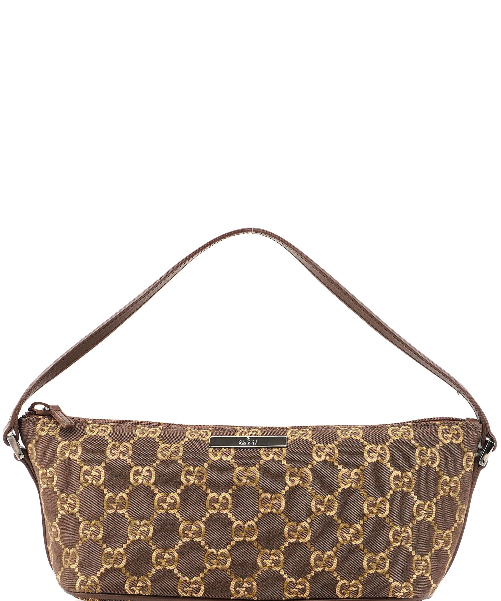 Gucci Brown GG Boat Pochette