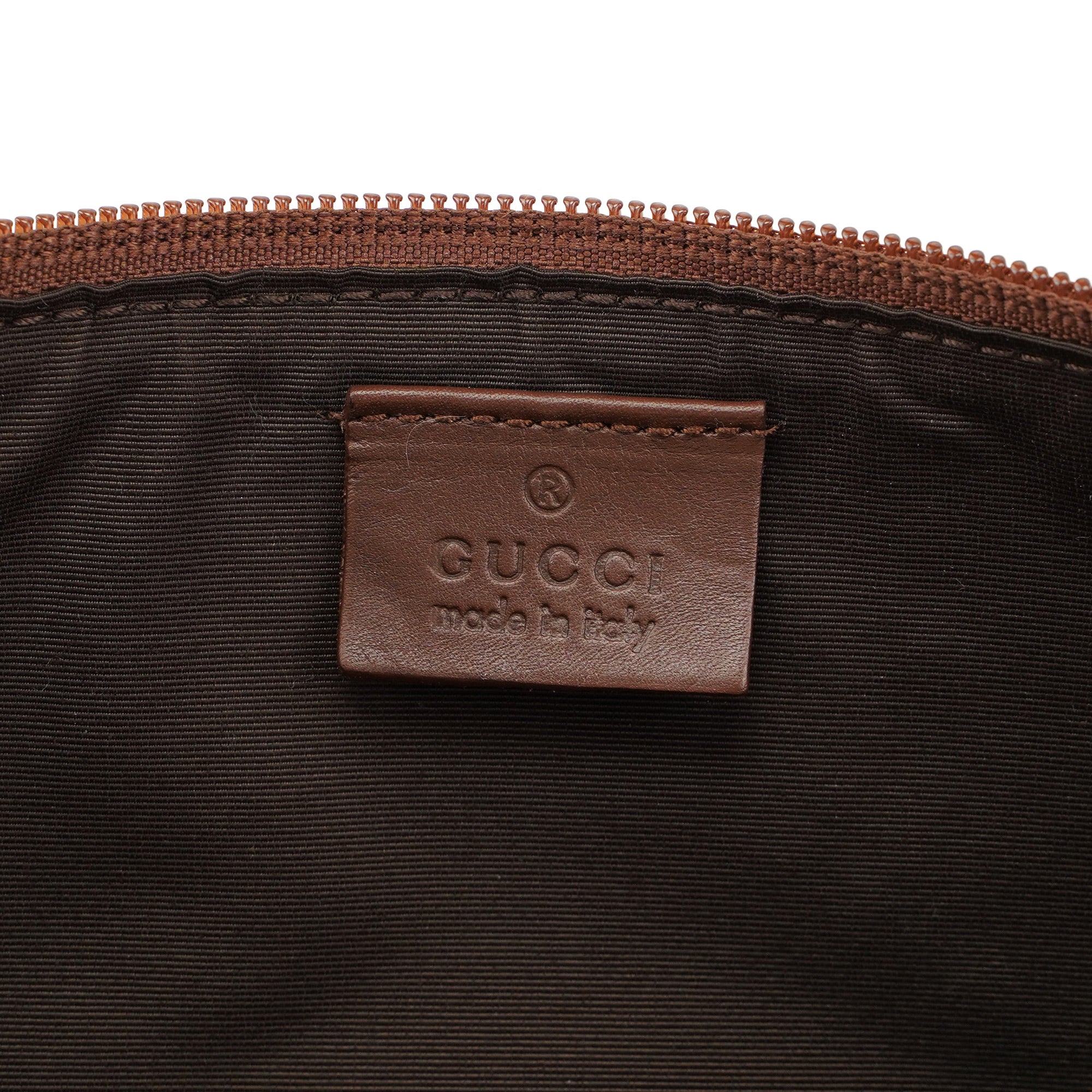 Gucci Brown GG Boat Pochette