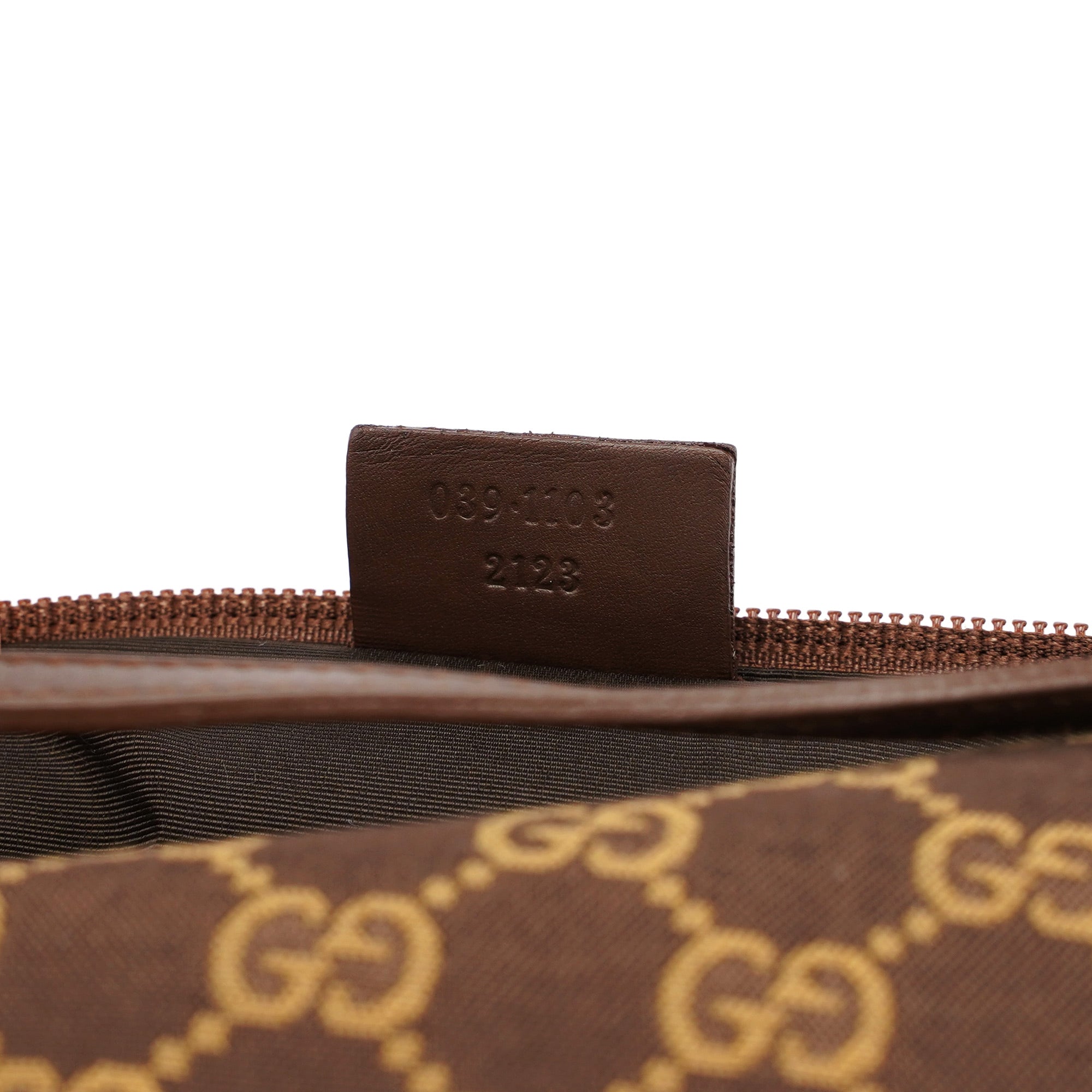 Gucci Brown GG Boat Pochette