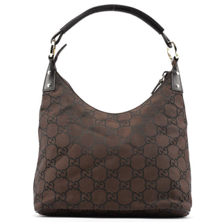 Gucci Brown GG Canvas Shoulder Bag