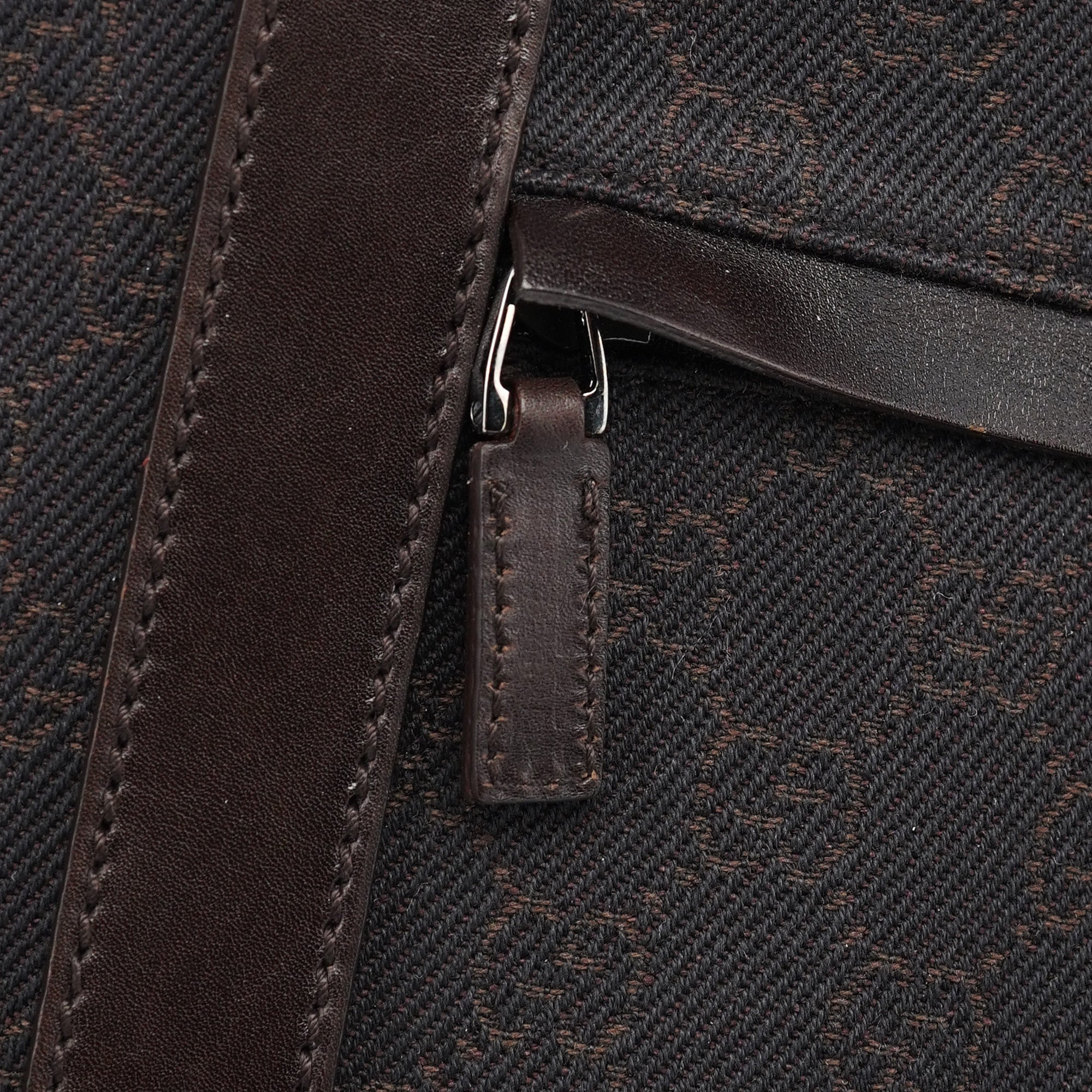 Gucci Brown GG Canvas Tote Bag