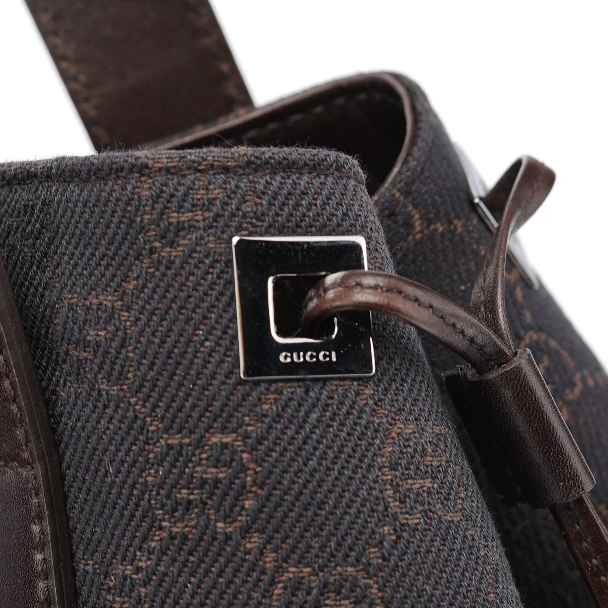 Gucci Brown GG Canvas Tote Bag