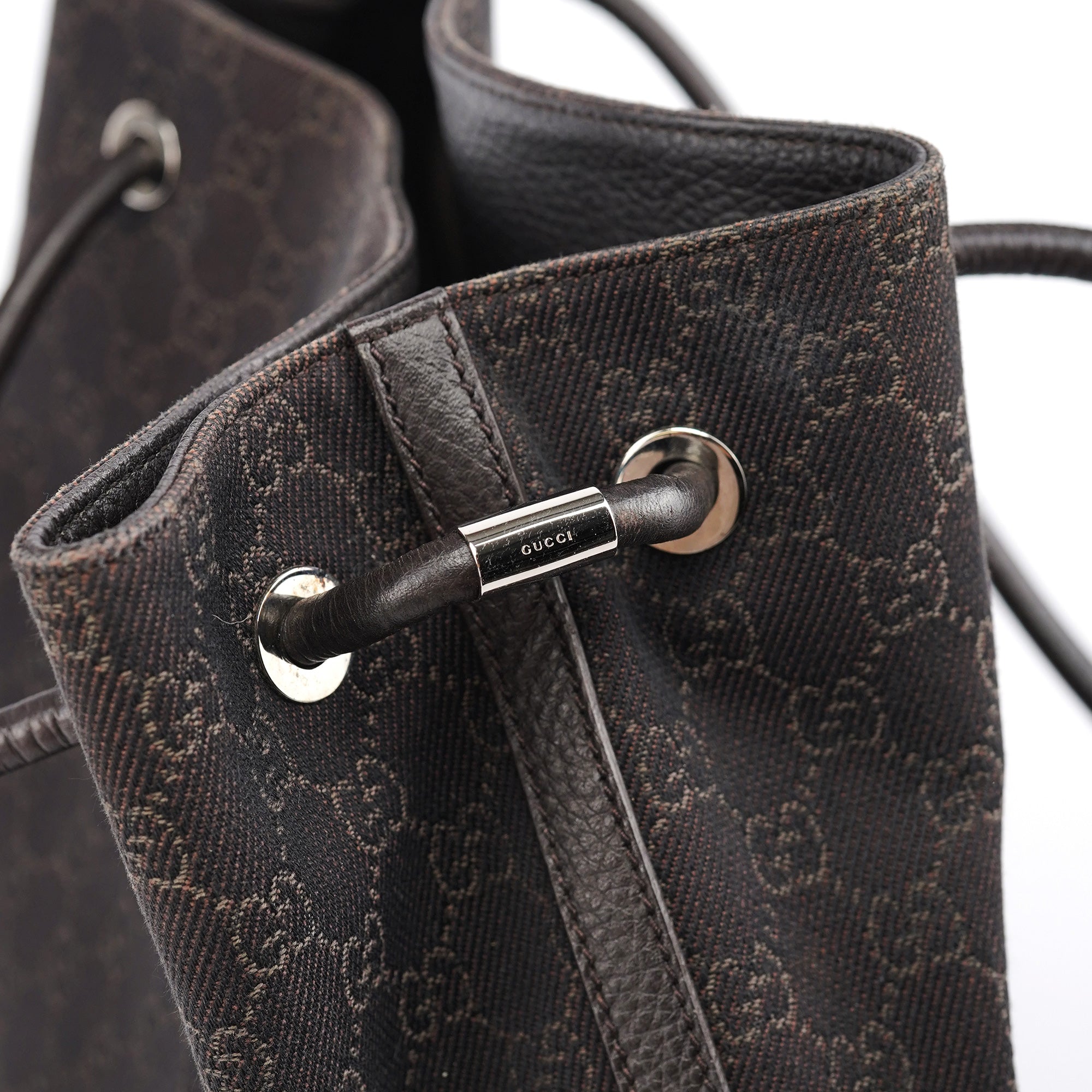 Gucci Tote Bag aus braunem GG Canvas