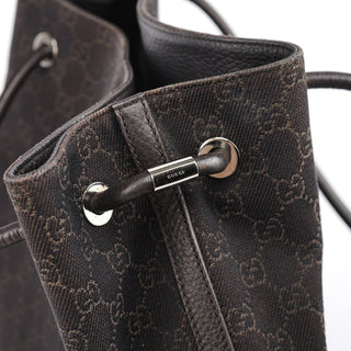 Gucci Brown GG Canvas Tote Bag