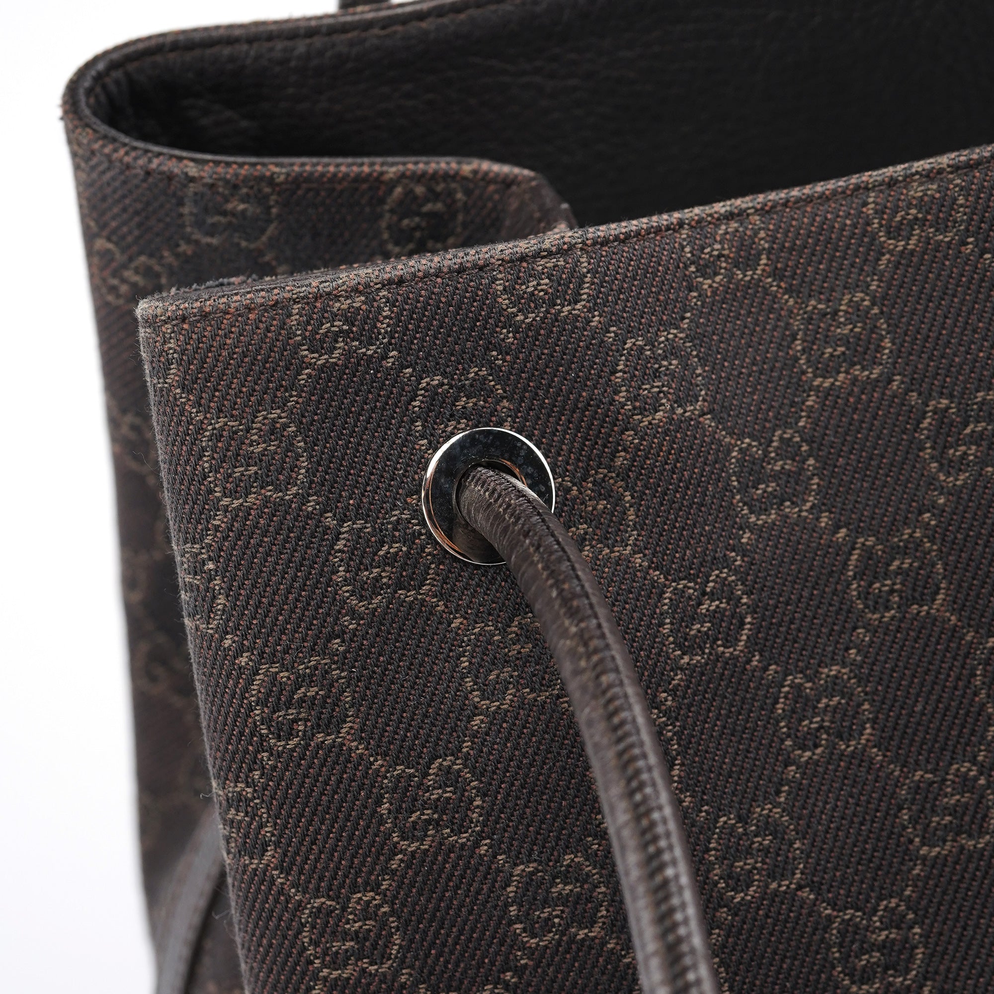 Gucci Tote Bag aus braunem GG Canvas