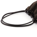 Gucci Schultertasche aus braunem GG Canvas mit Kordelzug