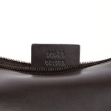 Gucci Schultertasche aus braunem GG Canvas mit Kordelzug