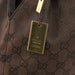 Gucci Brown GG Drawstring Shoulder Bag