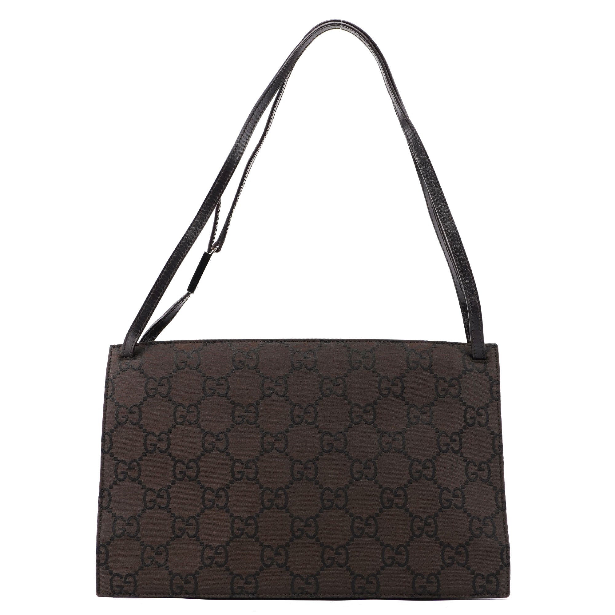 Gucci Brown GG Dual Pocket Shoulder Bag