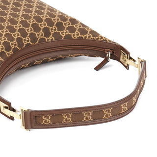 Gucci Brown GG Hobo Shoulder Bag