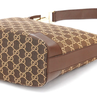 Gucci Brown GG Hobo Shoulder Bag