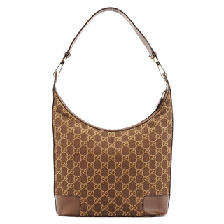 Gucci Brown GG Hobo Shoulder Bag