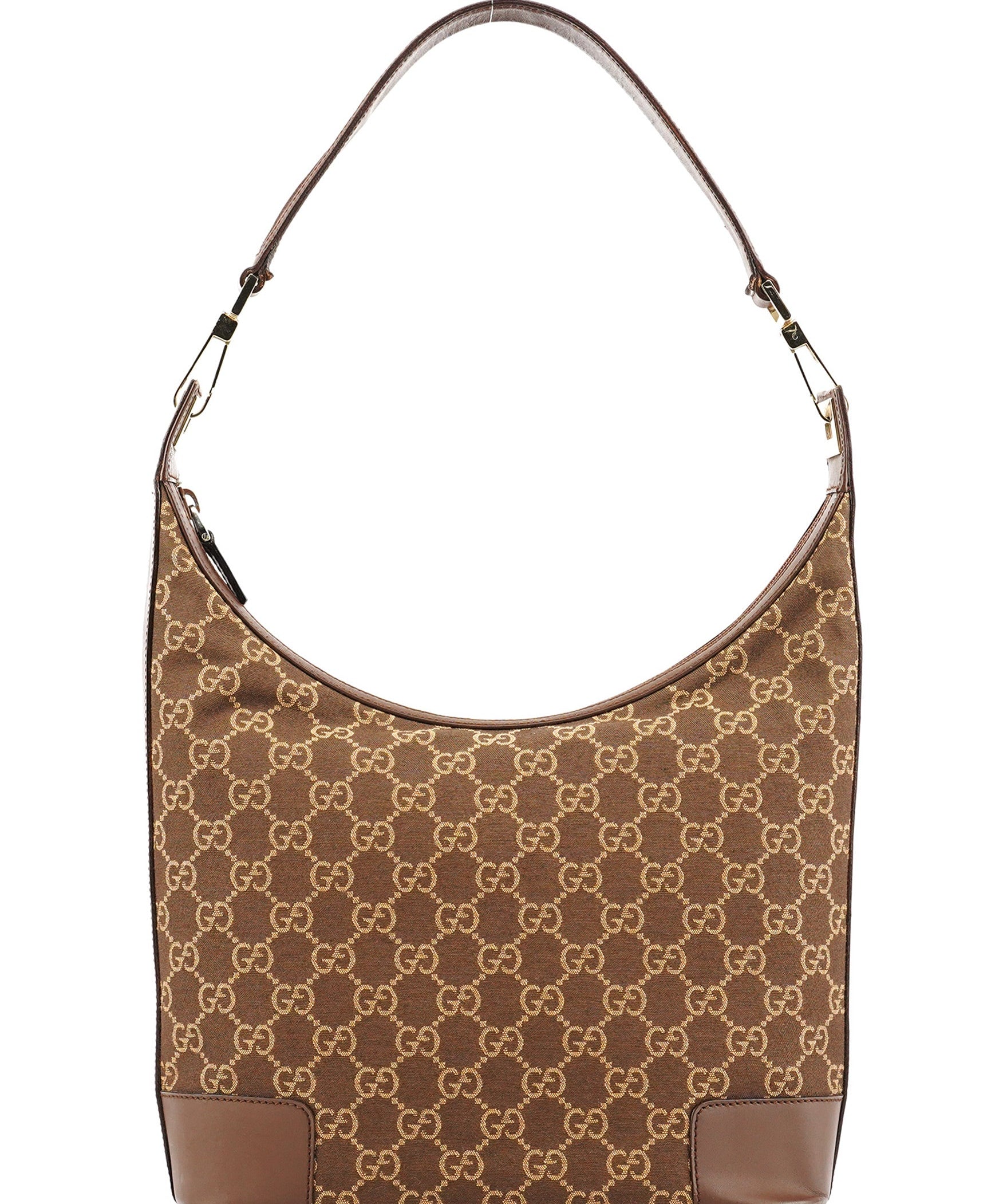 Gucci Borsa hobo in tela GG marrone