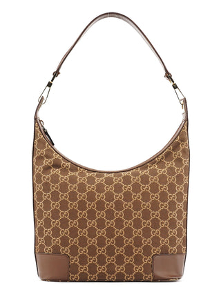 Gucci Brown GG Hobo Shoulder Bag