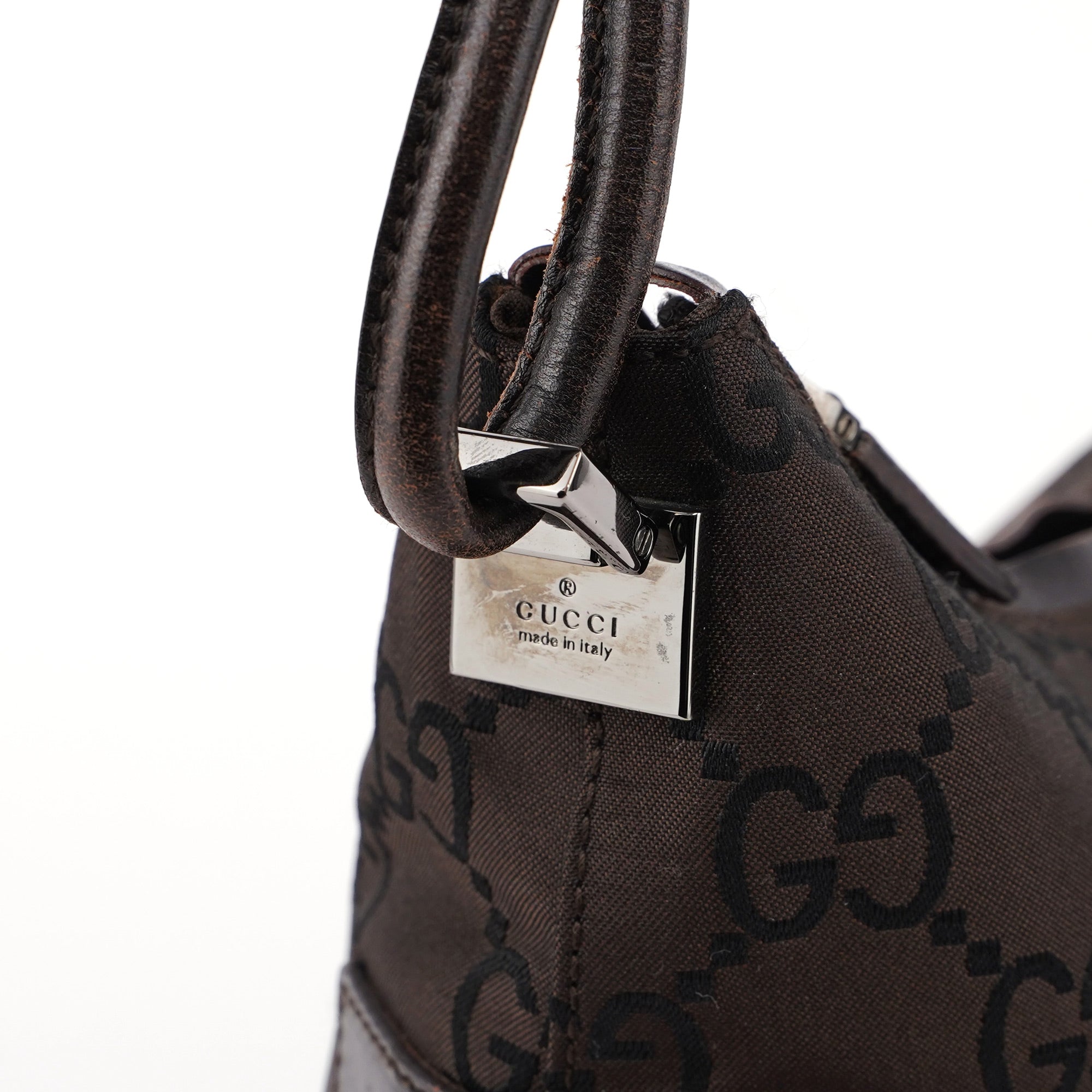 Gucci Brown GG Hobo Shoulder Bag