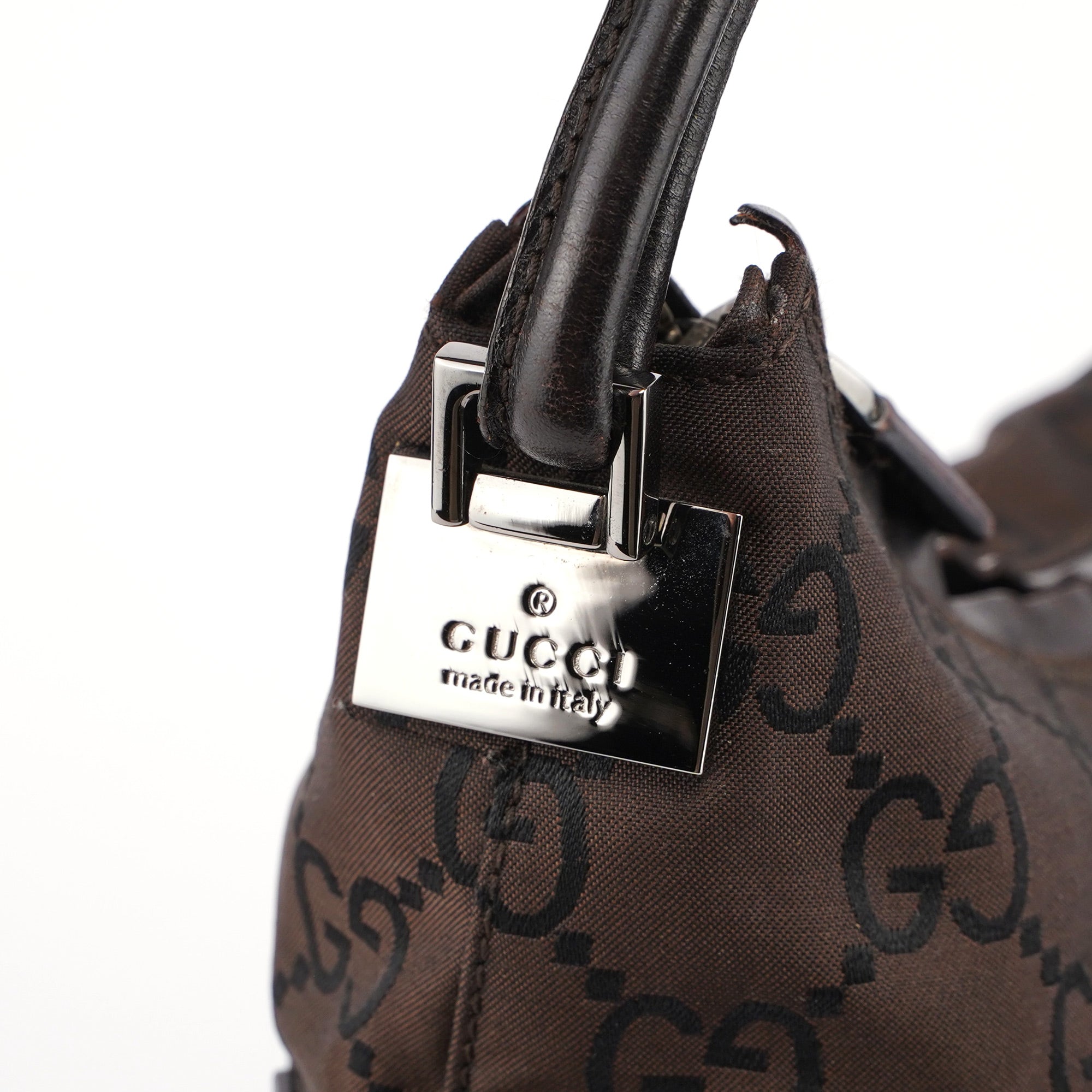 Gucci Brown GG Hobo Shoulder Bag