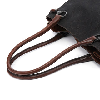 Gucci Brown GG Horsebit Leather Tote Bag