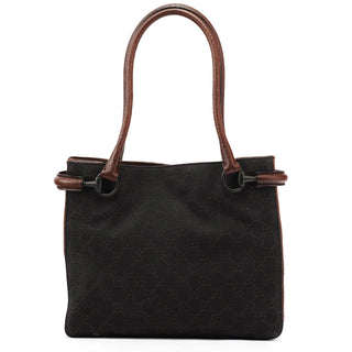 Gucci Brown GG Horsebit Leather Tote Bag