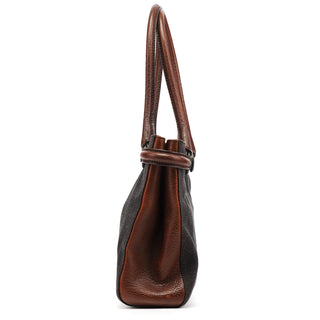Gucci Brown GG Horsebit Leather Tote Bag