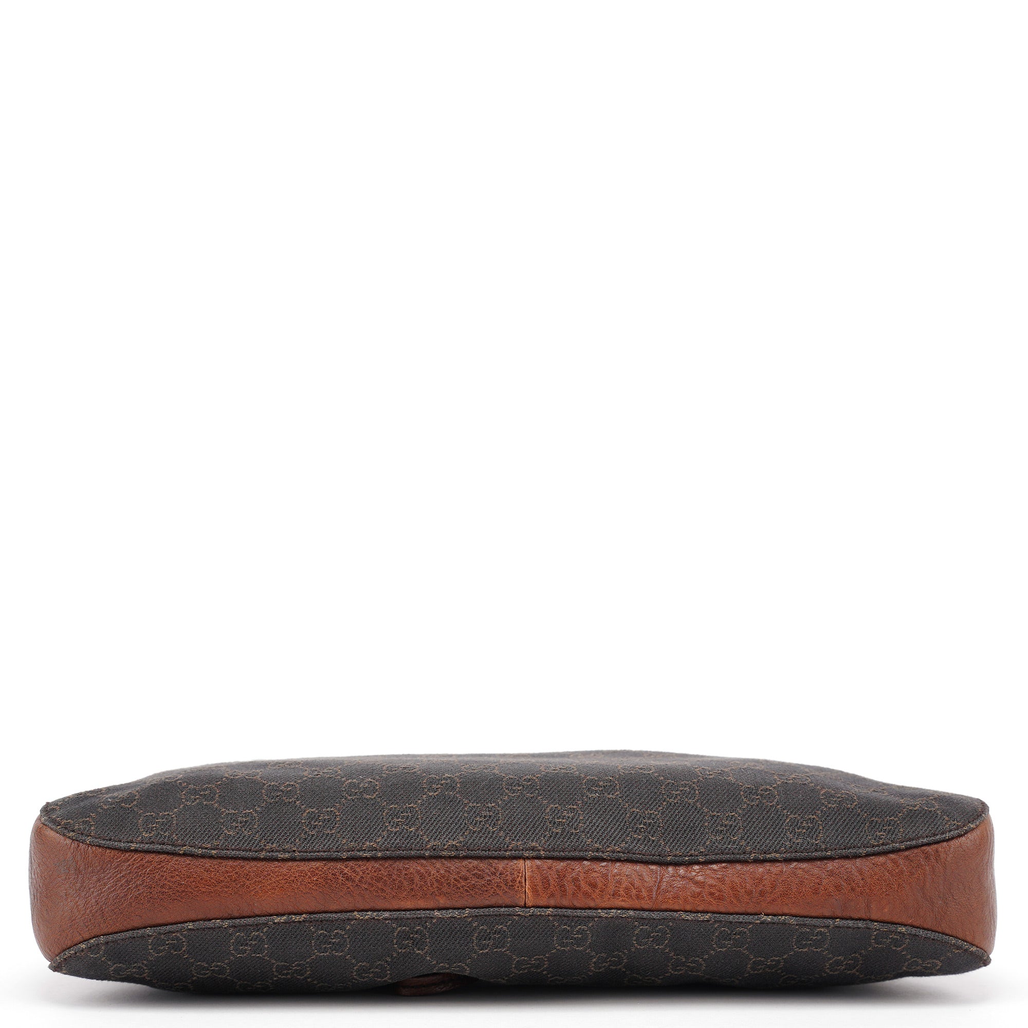 Gucci Brown GG Horsebit Shoulder Bag