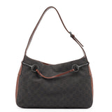 Gucci Brown GG Horsebit Shoulder Bag