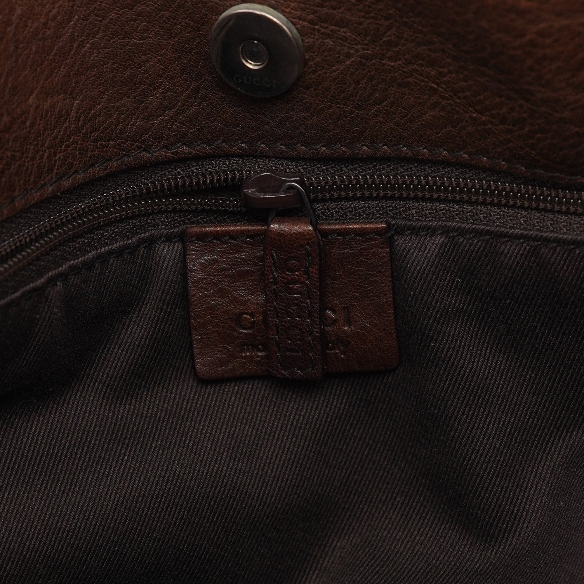 Gucci Brown GG Horsebit Shoulder Bag