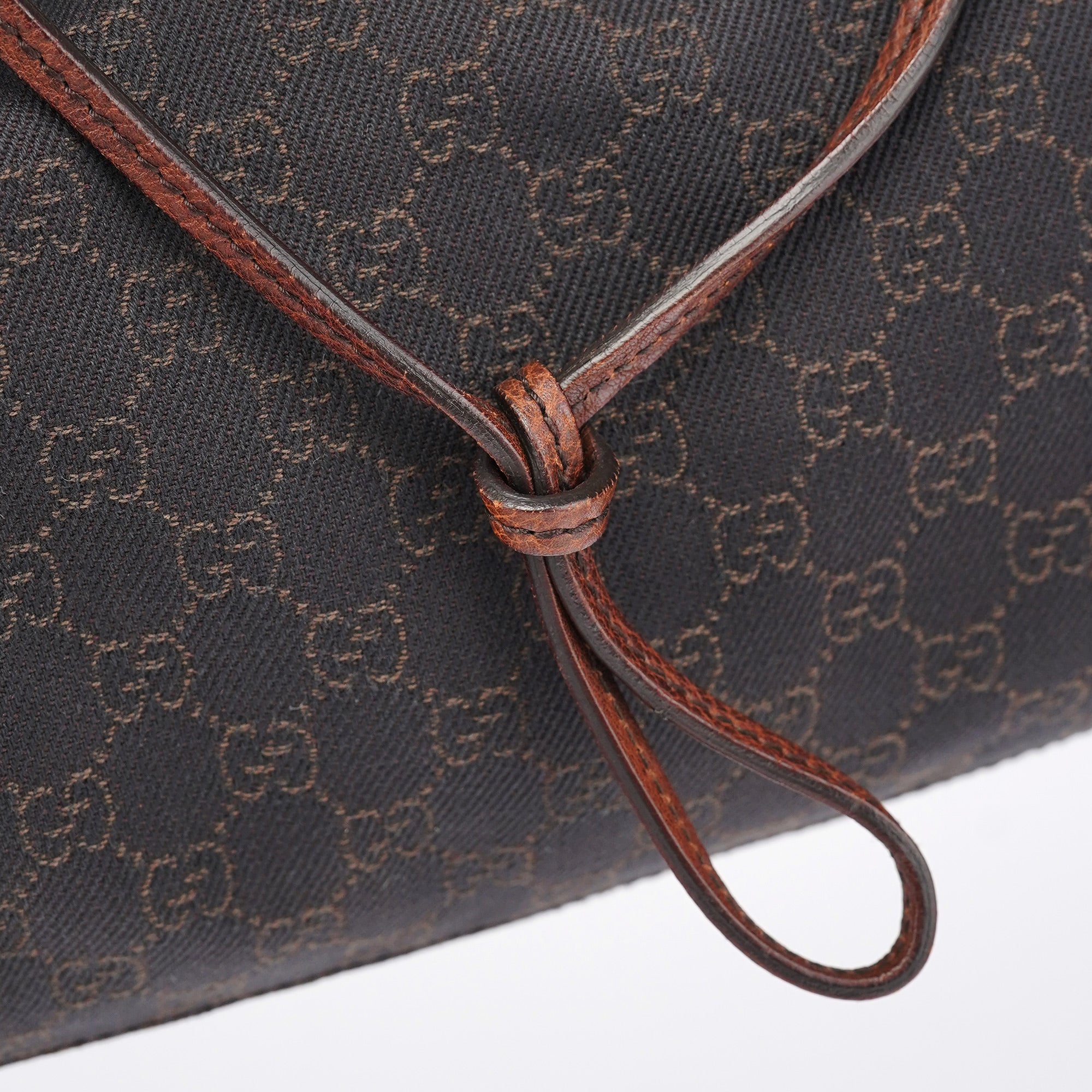 Gucci Brown GG Horsebit Shoulder Bag