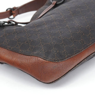 Gucci Brown GG Horsebit Shoulder Bag