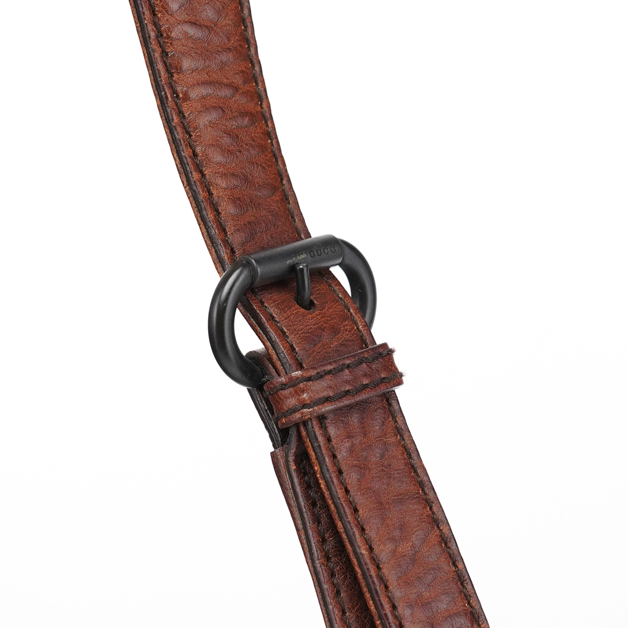 Gucci Brown GG Horsebit Shoulder Bag