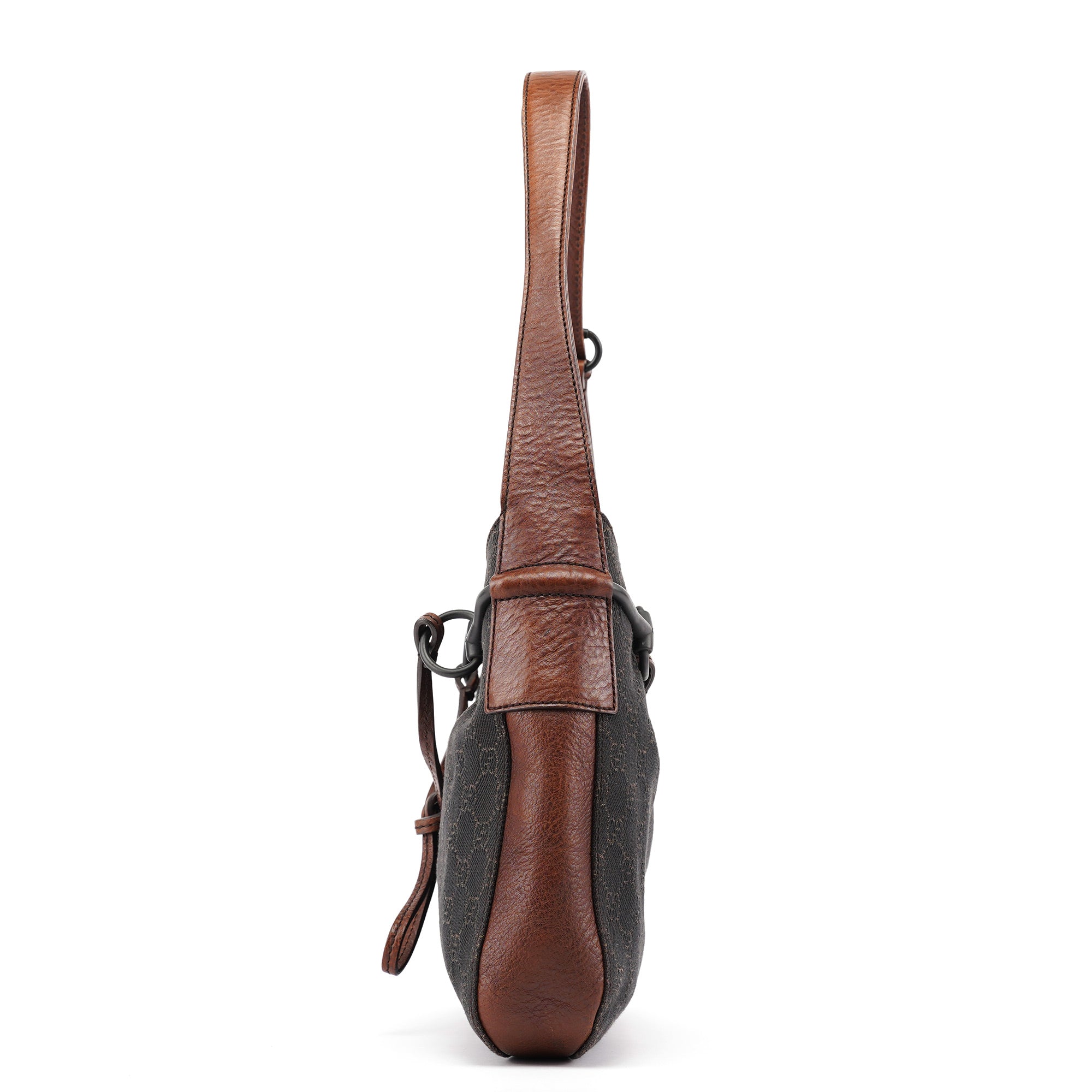 Gucci Brown GG Horsebit Shoulder Bag