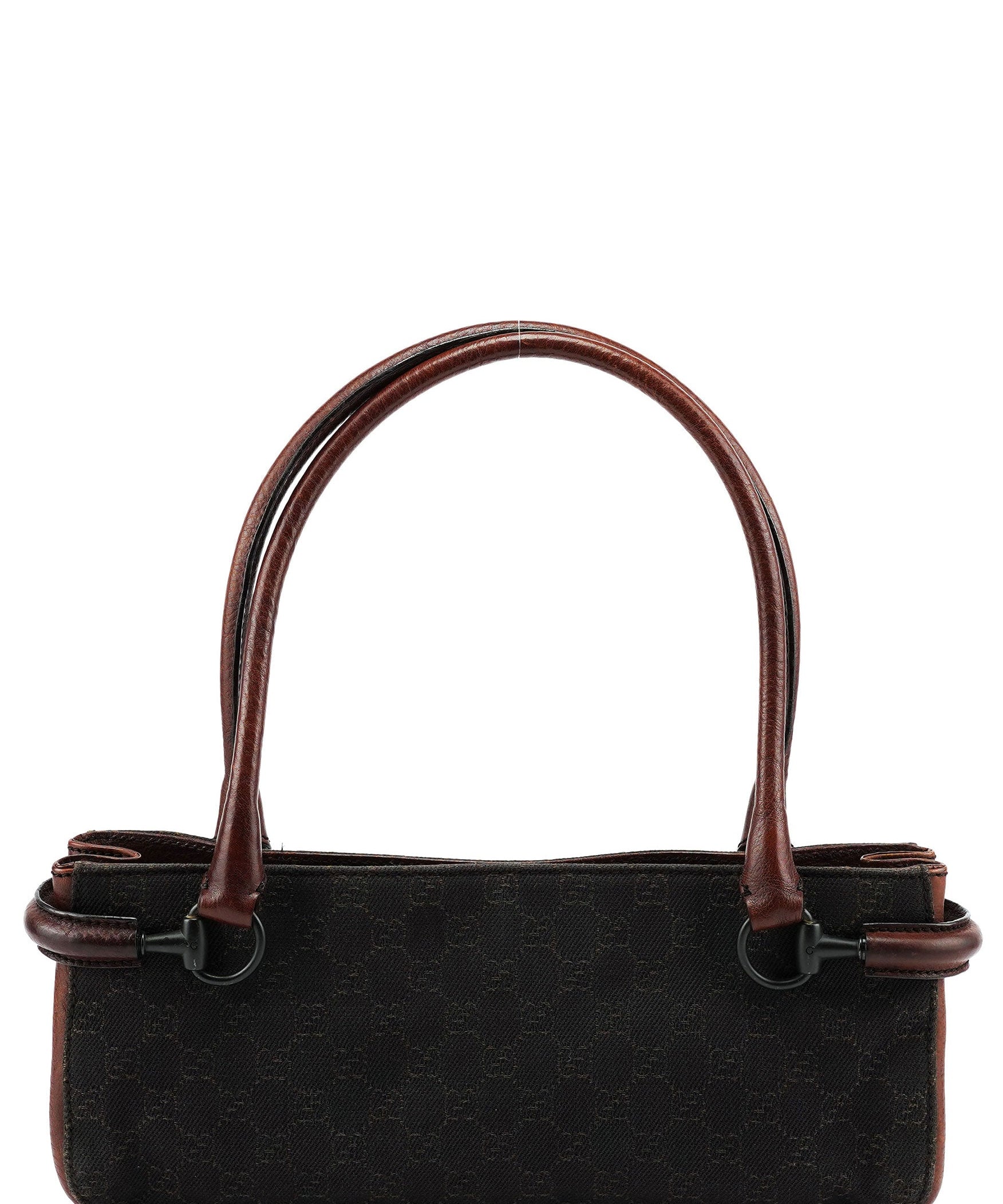 Gucci Brown GG Horsebit Tote Bag