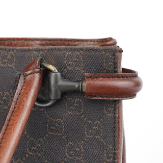 Gucci Brown GG Horsebit Tote Bag