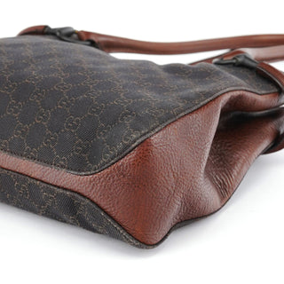 Gucci Brown GG Horsebit Tote Bag
