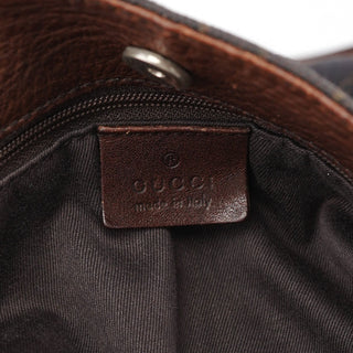 Gucci Brown GG Horsebit Tote Bag