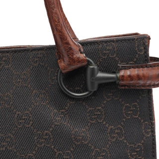 Gucci Brown GG Horsebit Tote bag