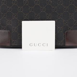 Gucci Brown GG Leather Hobo Shoulder Bag