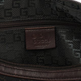 Gucci Brown GG Leather Hobo Shoulder Bag