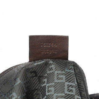 Gucci Brown GG Leather Hobo Shoulder Bag