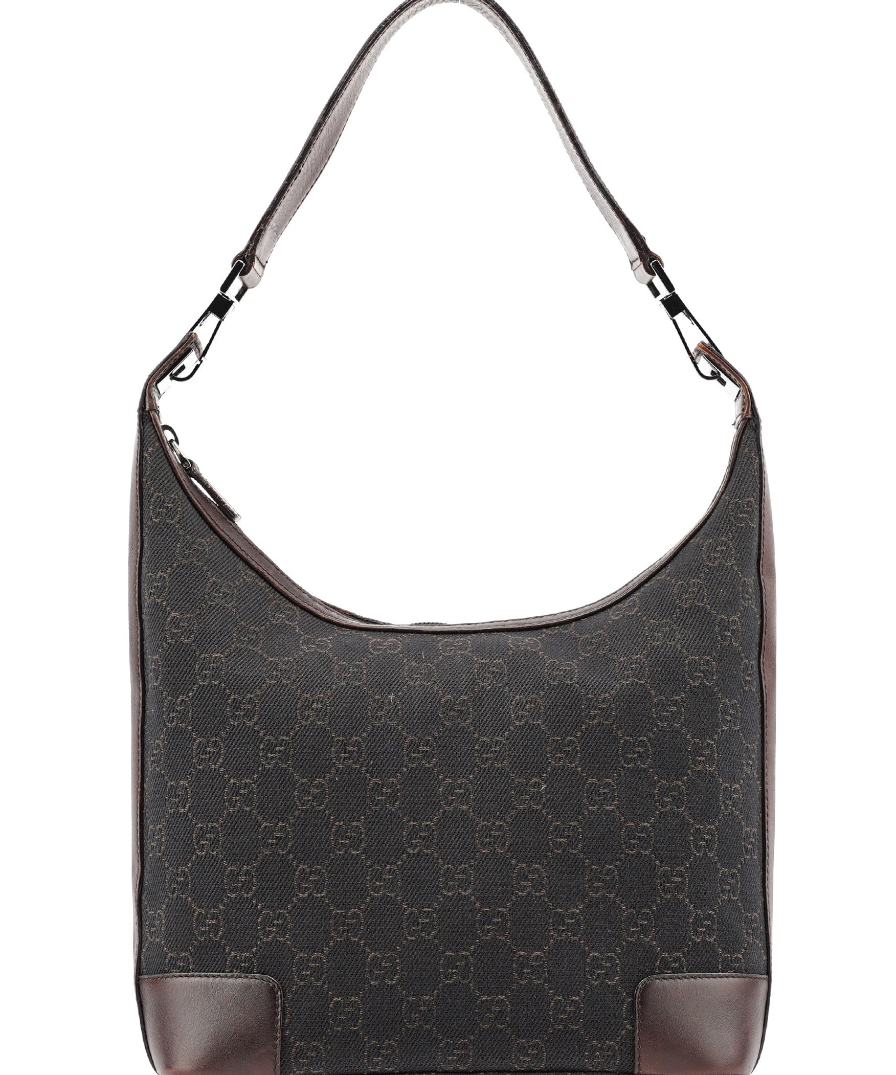 Gucci Borsa hobo GG in pelle marrone