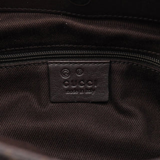Gucci Brown GG Leather Shoulder Bag