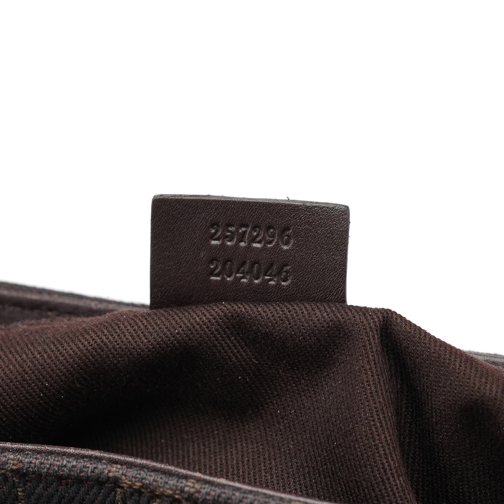 Gucci Brown GG Leather Shoulder Bag