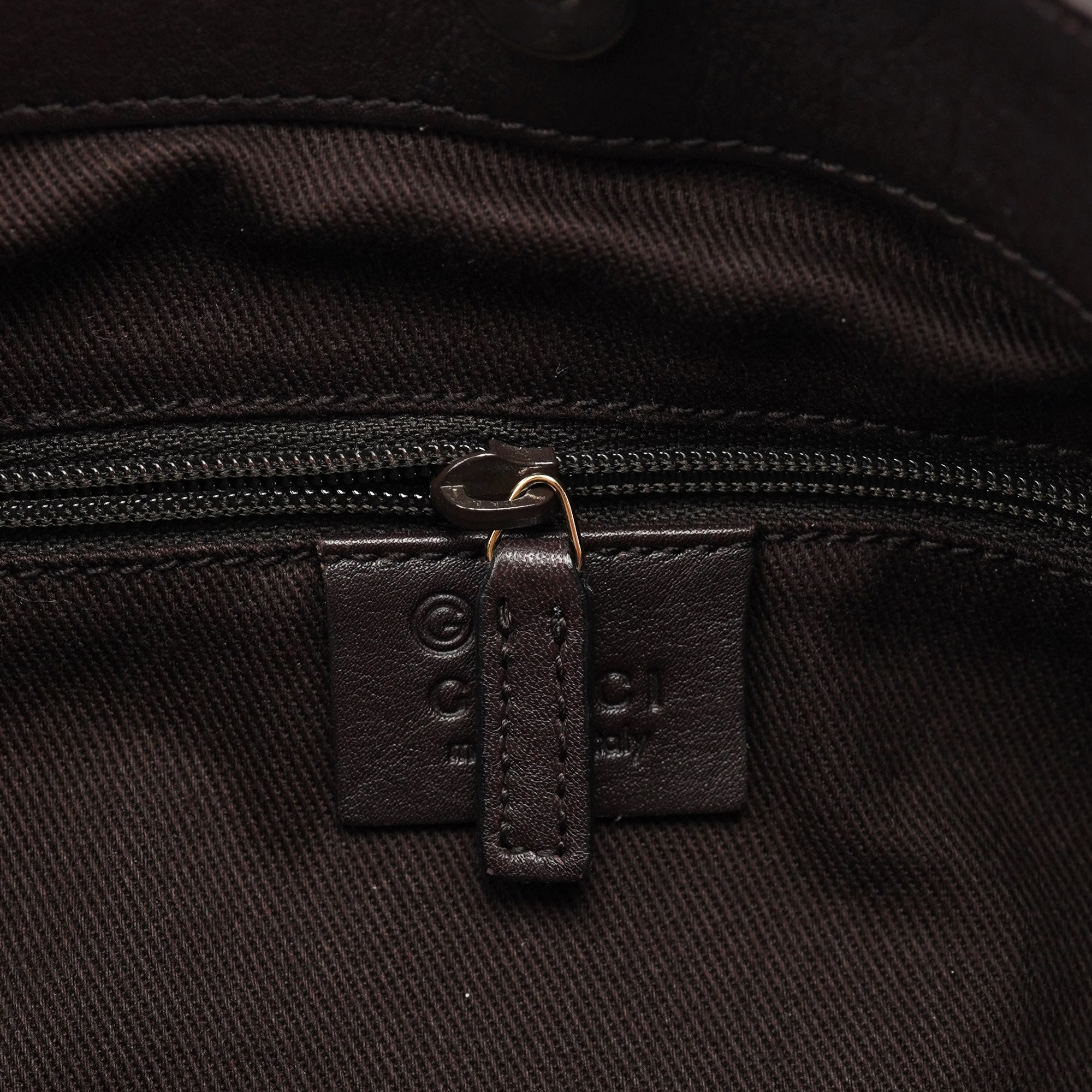 Gucci Brown GG Leather Shoulder Bag