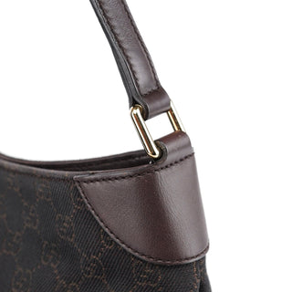 Gucci Brown GG Leather Shoulder Bag