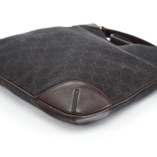 Gucci Brown GG Leather Shoulder Bag