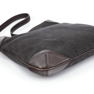 Gucci Brown GG Leather Shoulder Bag