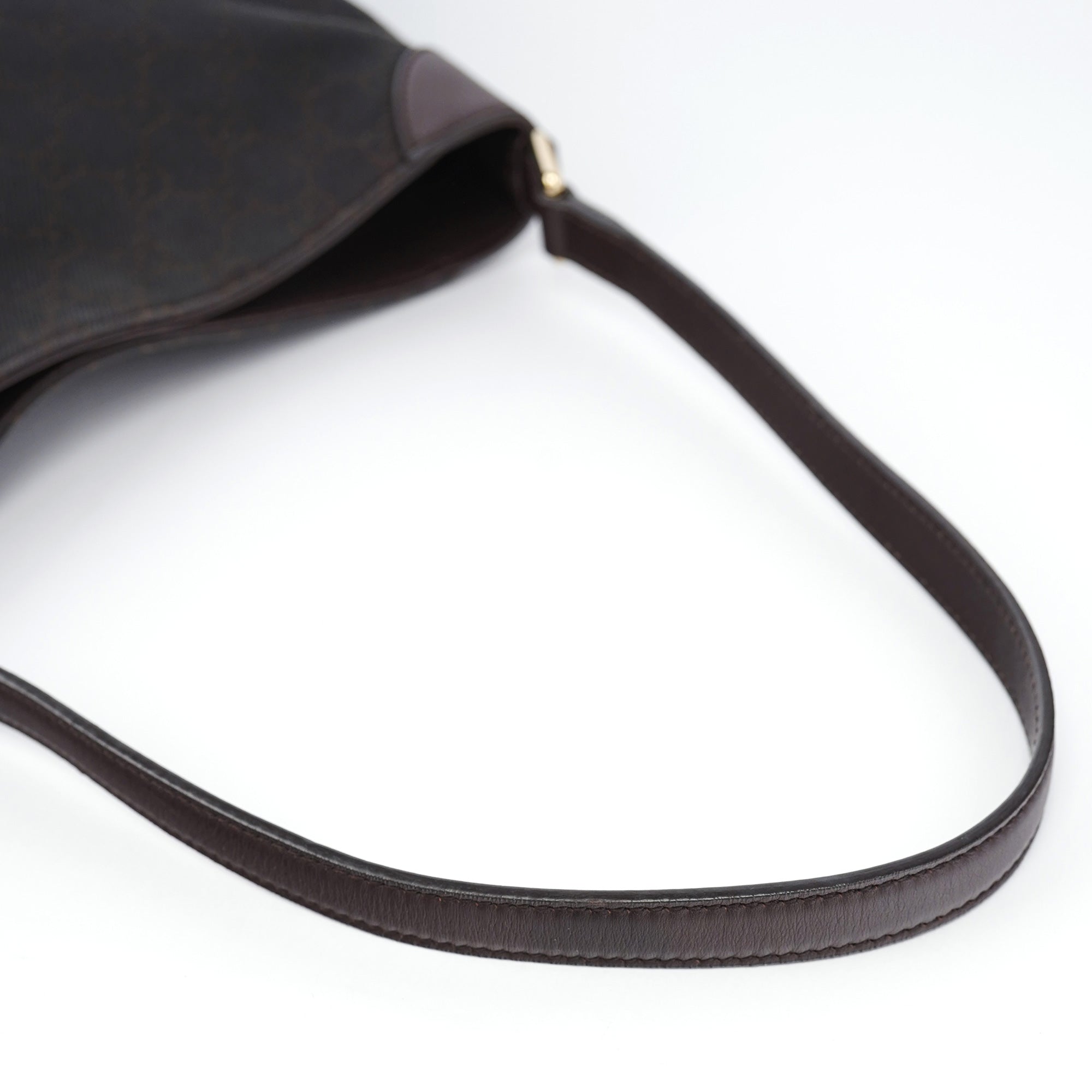 Gucci Brown GG Leather Shoulder Bag
