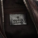 Gucci Borsa a spalla GG in pelle marrone