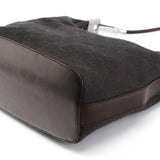 Gucci Borsa a spalla GG in pelle marrone