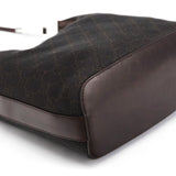 Gucci Borsa a spalla GG in pelle marrone
